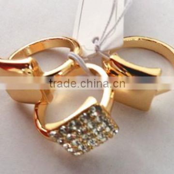 cheap earrings made in china Women Charms piercing large white crystal ring type earrings