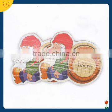 2014 Factory Promotion Wooden Christmas Gifts Fridge Magnet