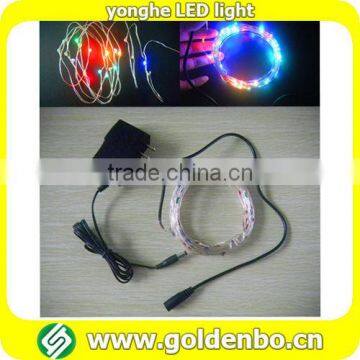 With electric plug copper wire holiday time christmas lights