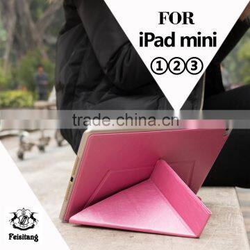 New product hight quality tablet case fashion design flip case for ipad mini tablets