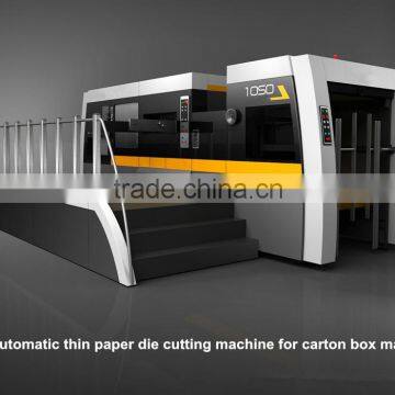 Automatic thin paper die cutting machine for carton box making