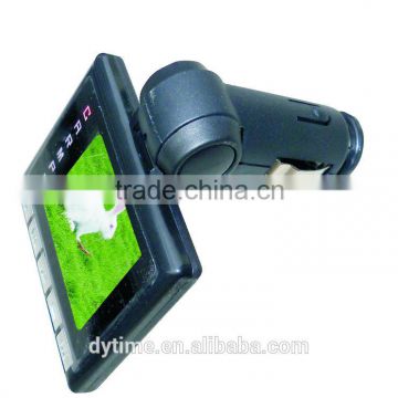 Hot sale cheap car mp4 player fm transmitter mmc Memory card Voltage 12-24V.