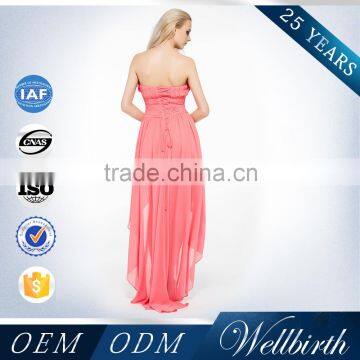 Wholesale China Factory Simple Pink Beach Wedding Dresses In Guangzhou photo-6