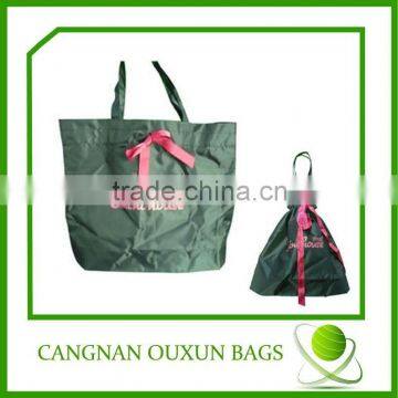 New recycle fashion nylon handled shopping bag