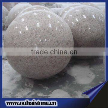 Outdoor garden natural granite ball fountain