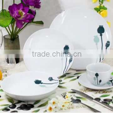 Fine white porcelain dinner set beautiful dinner set porcelain