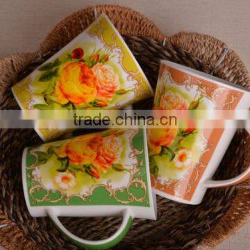 Best Selling Porcelain Coffee Mug Ceramic V Shape Mugs photo-6