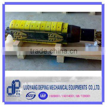 hydraulic pipe bending mandrel for controlling ovality