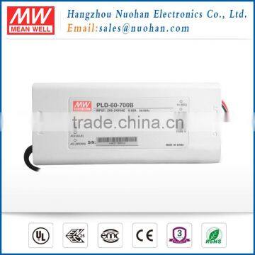 Mean Well PLD-60-700B 60w 700mA led driver 60W constant current led driver 60w 700mA