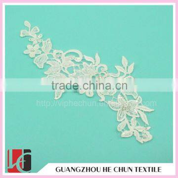 WHH-09 Zhongda Market A Level Wedding Dresse Embroidery Designs Lace Applique Bridal                        
                                                Quality Choice