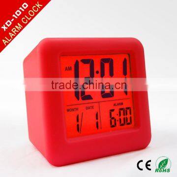 silicone case table alarm clock for kids