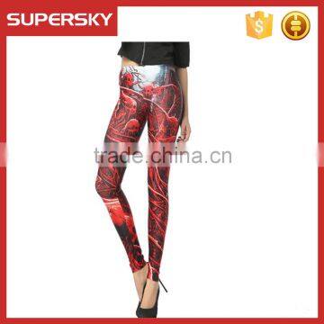 V-863 Brazilian Fashion Sublimation Custom Printed Wholesale Yoga Pants Sublimated Women Legging