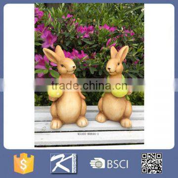 rabbits decoration animal for indoor garden statue