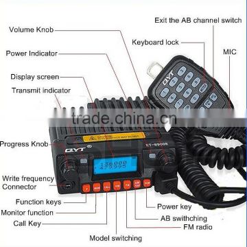 KT-8900R,Mini car radio,KT-8900R 136-174/240-260/400-480MHz Mini Mobile Radio Transceiver,Mini car radio,KT-8900R