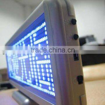 programmable LED red running text table top scrolling text writing car electronic signs