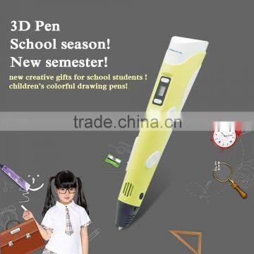 multicolor digital printer pens 3d pens 3d printer pens Semi-Automatic magic kids