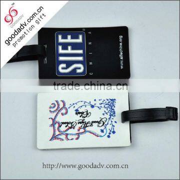 Hotel Pvc Luggage Tag/standard Size Pvc Luggage Tag/hot Sale Soft Pvc Luggage Tag