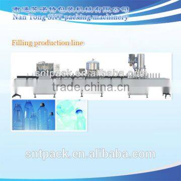 SNT-S plastic bottles filling packing machine