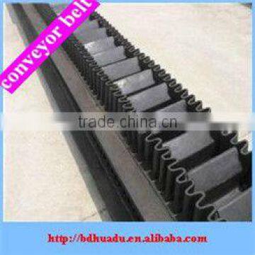 Heavy-duty transportation corrugated sidewall conveyor belt