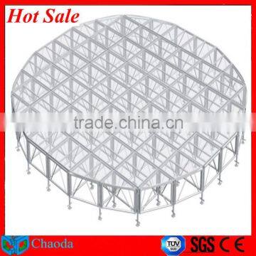 2014 hot sale 1.22*1.22M or 1.22*2.44M CE ,TUV and SGS cetificited aluminum stage decorations graduation