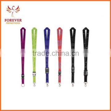 Promos Gifts Cheap Silicon Neck Lanyard With Metal Hook