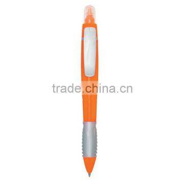 Color Twin-Write Pen/Highlighter-Orange