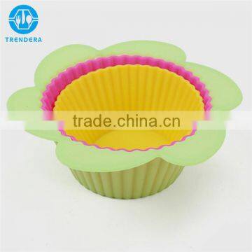 FDA approved silicone flowerpot cake mould