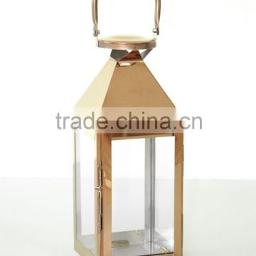 Stainless steel lantern metal for wedding decoration