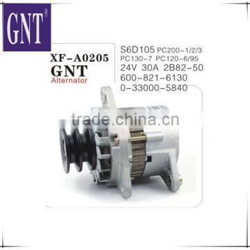 excavator PC200-1 PC200-2 PC200-3 6D105 engine alternator