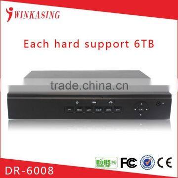 Best price for Each hard support 6TB h 264 dvr firmware 8CH Full D1 CCTV DVR DR-6008