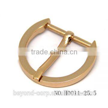 25.5 mm D Buckle for Bag Curved Pin Buckle Shiny Gold Plated Durable Iron Prong Zinc Buckle photo-4