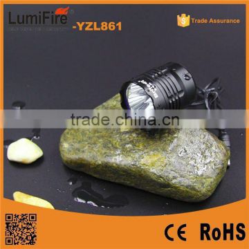 YZL861 Aluminum 4*xml t6 1600 lumen led bike light 4Pieces 18650 Battery Rechargeable bike light