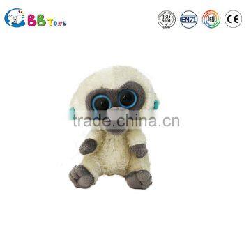 Factory directly wholesale white monkey love plush toy