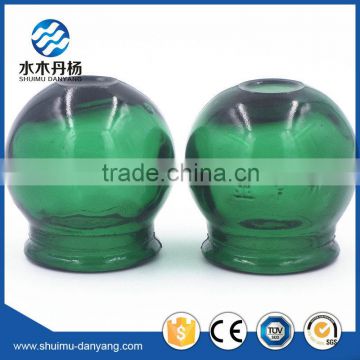 Fancy 80ml green cupping glass jar