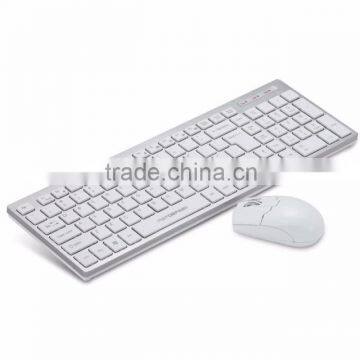Shenzhen ISO Factory New Style water-proof 2.4G Wireless Keyboard and Mouse Combo