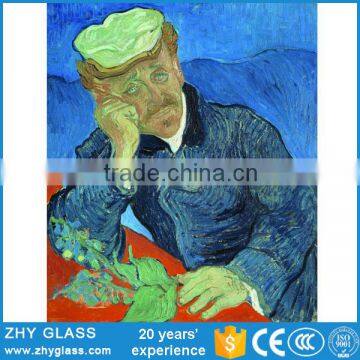 Popular Portrait Wall Hanging Glass Painting Models