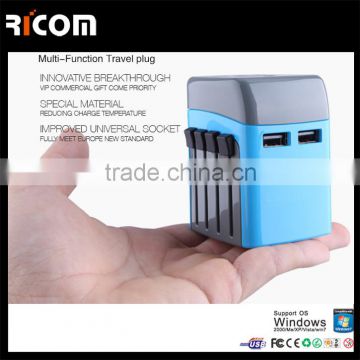 universal plug adapter,universal ac dc adapter,universal travel adapter with usb port-UC314-Shenzhen Ricom