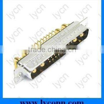 High Power Combo Dsub connector 25W3 21W4 Right angle