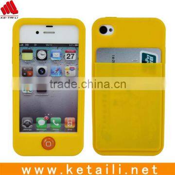 For iphone 4g 3d silicone phone case / universal silicone phone case / silicone cell phone case