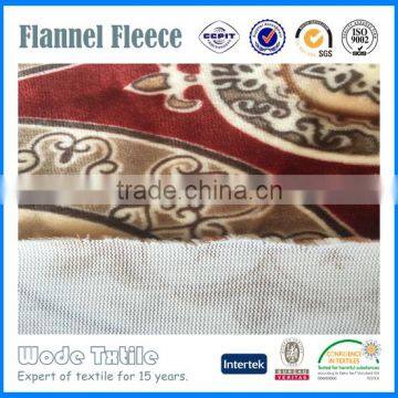 Latest Design Polyester Wholesale Soft Flannel Fabric For Garment