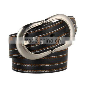 Belt Factory Price Sewing Man Belt PU Leather With Pin Buckle