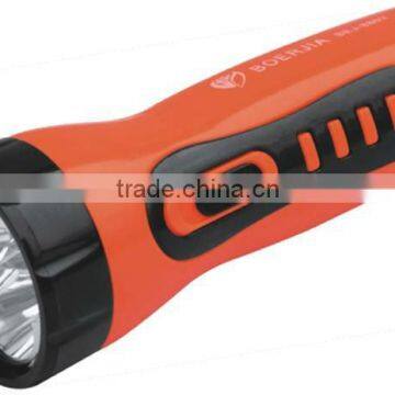 4 LED Plastic Rechargeable Flashlight