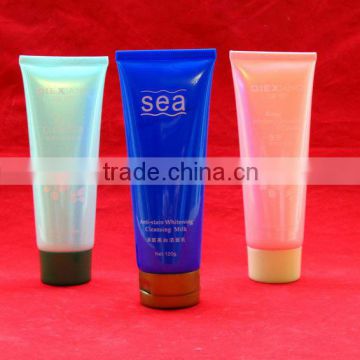 Pearled color Plastic tube container for cosmetic