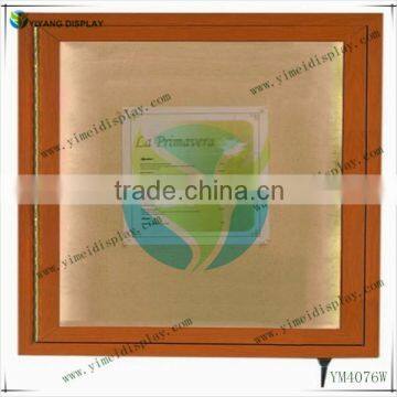 LED Lighted Display Case with Oak Wood-Look Finish YM4076W