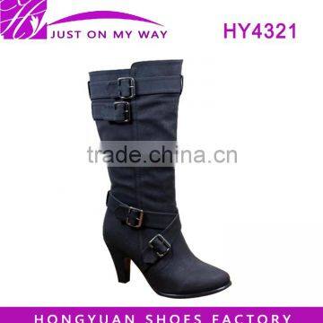 China elegant women high heel boots long boots for ladies