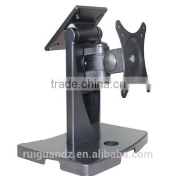 Dual pos touch stand for double sided lcd screen