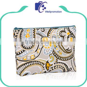 Manufacture women canvas zipper cosmetic pouch / cosmetic bag for travel                        
                                                                                Supplier's Choice