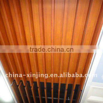 New design woodgrain aluminum strip ceiling