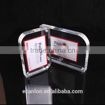 4x6"magnetic picture frame plexiglass block