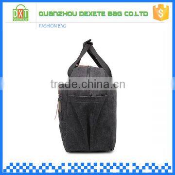 Vintage Style Canvas Waterproof Duffel Custom Cheap Sport Bag photo-3